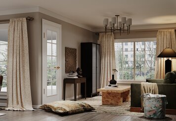 Online design Transitional Living Room by Sahar M. thumbnail