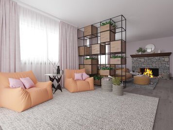 Online design Modern Living Room by Kira L. thumbnail