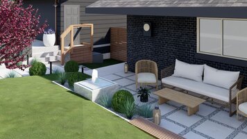 Online design Contemporary Patio by Adriana G. thumbnail