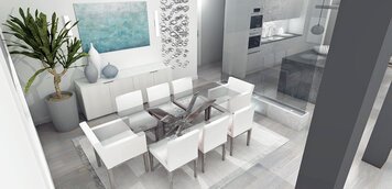 Online design Modern Dining Room by Laura A. thumbnail