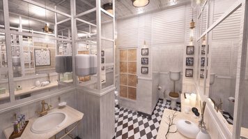 Online design Eclectic Bathroom by Rajna S. thumbnail