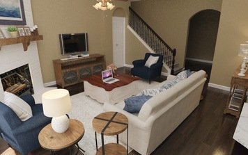 Online design Transitional Living Room by Lacie H. thumbnail