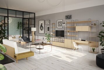 Online design Modern Living Room by Mahfam Z. thumbnail