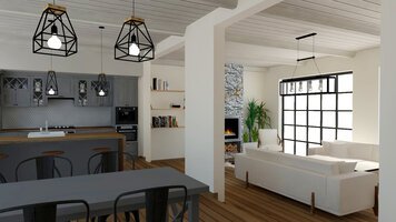 Online design Country/Cottage Combined Living/Dining by Selma A. thumbnail