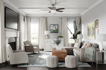 Online design Transitional Living Room by Picharat A. thumbnail