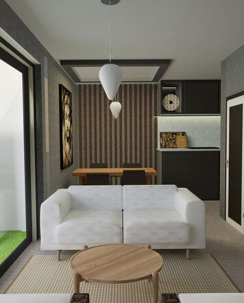 Online design Modern Combined Living/Dining by Venessa T. thumbnail