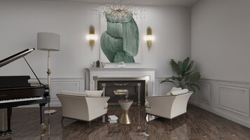 Online design Glamorous Living Room by Vida N. thumbnail