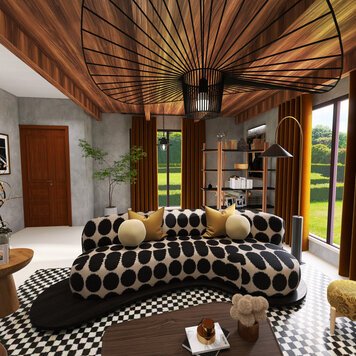 Online design Contemporary Living Room by Elian M. thumbnail