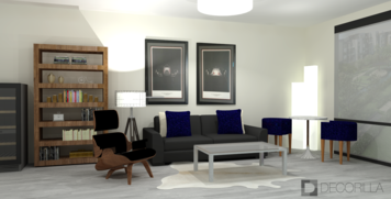 Online design Modern Living Room by Amber K. thumbnail