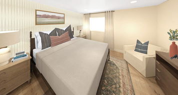Online design Transitional Bedroom by Meghan E. thumbnail