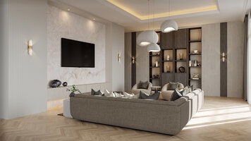 Online design Contemporary Living Room by Laura A. thumbnail