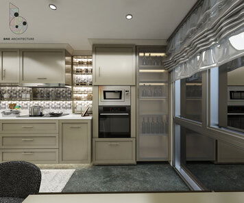 Online design Modern Kitchen by Burçin B. thumbnail