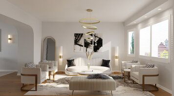 Online design Contemporary Living Room by Erika F. thumbnail