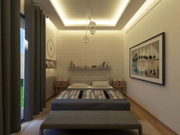 Online design Modern Bedroom by Farah H. thumbnail