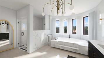 Online design Modern Bathroom by Jazmine U. thumbnail