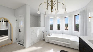 Online design Modern Bathroom by Jazmine U. thumbnail