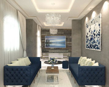Online design Modern Living Room by Ola H. thumbnail