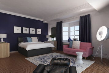 Online design Contemporary Bedroom by Ibrahim H. thumbnail