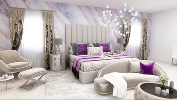 Online design Glamorous Bedroom by Jasmine S. thumbnail
