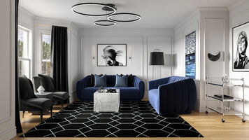 Online design Modern Living Room by Erika F. thumbnail