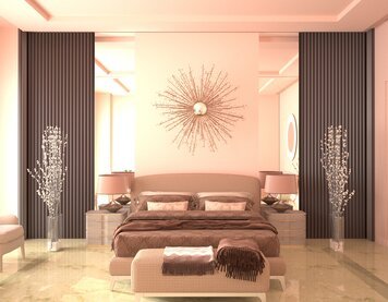 Online design Modern Bedroom by Sahar M. thumbnail