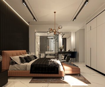 Online design Modern Bedroom by Tina D. thumbnail