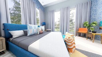 Online design Modern Bedroom by Linde P. thumbnail