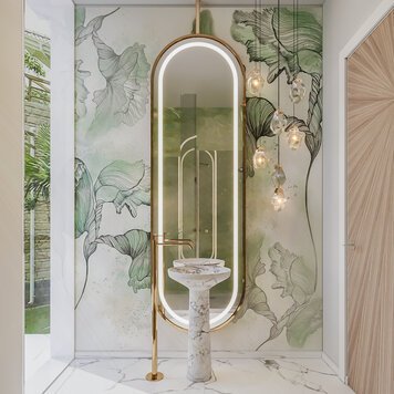 Online design Glamorous Bathroom by Raneem K. thumbnail