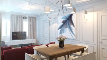 Online design Traditional Living Room by Irene K. thumbnail