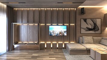 Online design Modern Living Room by Htike S. thumbnail