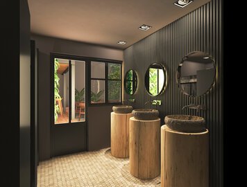 Online design Contemporary Bathroom by Vale G. thumbnail