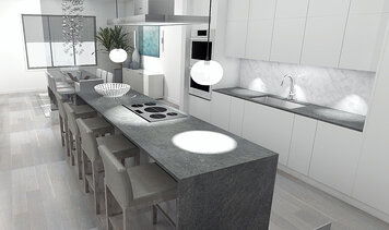 Online design Modern Kitchen by Laura A. thumbnail