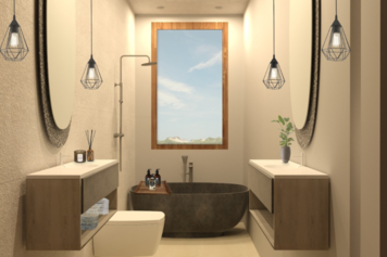 Online design Contemporary Bathroom by Olivia V. thumbnail