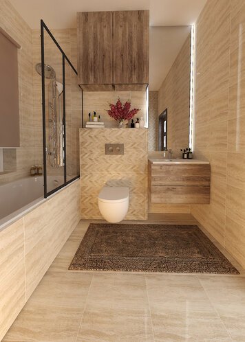 Online design Modern Bathroom by Alla M. thumbnail