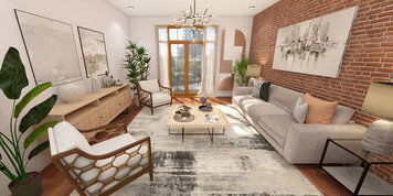 Online design Transitional Living Room by Adrian D. thumbnail