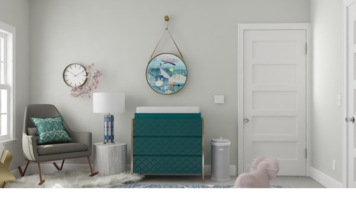 Online design Transitional Nursery by Ebere O. thumbnail