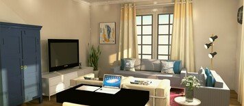 Online design Eclectic Living Room by Keerthana V. thumbnail