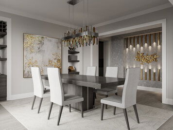 Living Room Dining Room Combo online interior designers 1