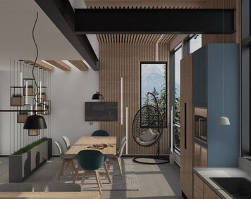 Online design Contemporary Dining Room by Anahit G. thumbnail
