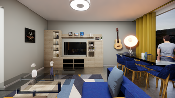 Online design Eclectic Living Room by Fereshteh H. thumbnail