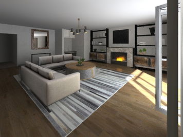 Online design Modern Living Room by Gianna M. thumbnail