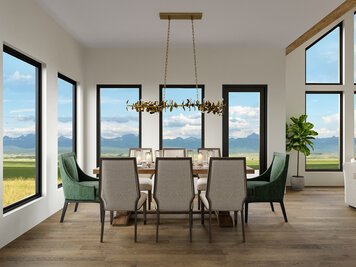 Online design Transitional Dining Room by Berkeley H. thumbnail