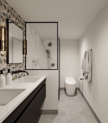 Online design Contemporary Bathroom by Erin R. thumbnail