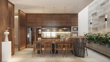 Online design Modern Kitchen by Htike S. thumbnail