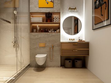 Online design Contemporary Bathroom by Albert O. thumbnail