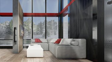 Online design Modern Living Room by Dania K. thumbnail