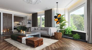 Online design Eclectic Living Room by Meral Y. thumbnail