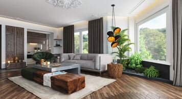 Online design Eclectic Living Room by Meral Y. thumbnail