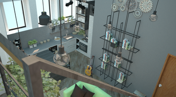 Online design Contemporary Combined Living/Dining by Chiara B. thumbnail