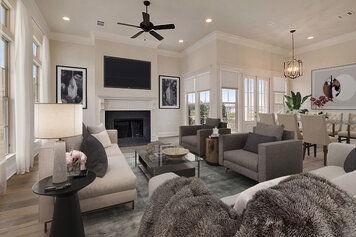 Online design Contemporary Combined Living/Dining by Abby J. thumbnail